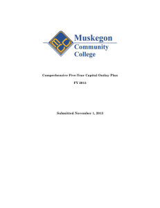 Comprehensive Five-Year Capital Outlay Plan FY 2015 Submitted November 1, 2013