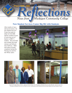 f Re lections New Student Services Center Big Hit with Students