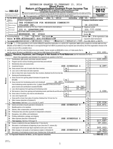 Under section 501(c), 527, or 4947(a)(1) of the Internal Revenue... (except black lung benefit trust or private foundation) Form