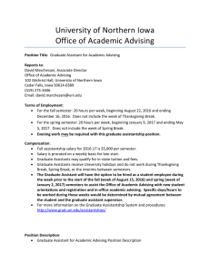 University of Northern Iowa Office of Academic Advising