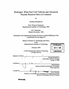 Hydrogen: What Fuel Cell Vehicles  and Advanced by Nurettin Demird6ven