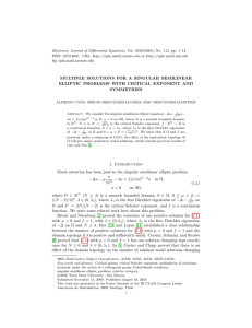 Electronic Journal of Differential Equations, Vol. 2010(2010), No. 112, pp.... ISSN: 1072-6691. URL:  or