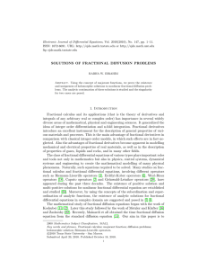 Electronic Journal of Differential Equations, Vol. 2010(2010), No. 147, pp.... ISSN: 1072-6691. URL:  or