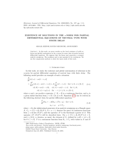 Electronic Journal of Differential Equations, Vol. 2010(2010), No. 157, pp.... ISSN: 1072-6691. URL:  or