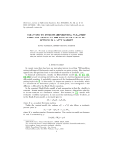 Electronic Journal of Differential Equations, Vol. 2010(2010), No. 62, pp.... ISSN: 1072-6691. URL:  or