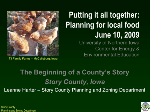 Putting it all together: Planning for local food June 10, 2009