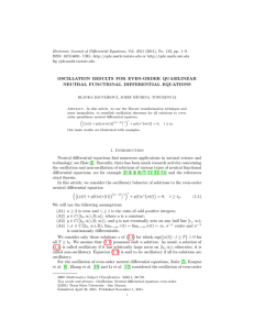 Electronic Journal of Differential Equations, Vol. 2011 (2011), No. 143,... ISSN: 1072-6691. URL:  or