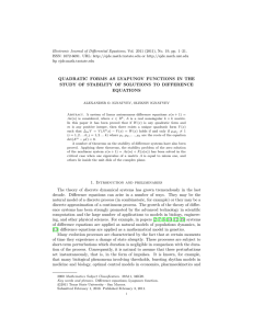 Electronic Journal of Differential Equations, Vol. 2011 (2011), No. 19,... ISSN: 1072-6691. URL:  or