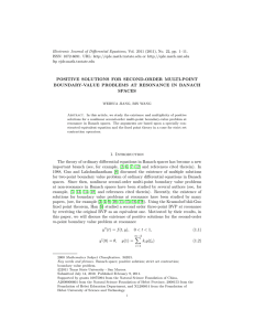 Electronic Journal of Differential Equations, Vol. 2011 (2011), No. 22,... ISSN: 1072-6691. URL:  or