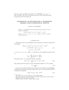 Electronic Journal of Differential Equations, Vol. 2006(2006), No. 31, pp.... ISSN: 1072-6691. URL:  or