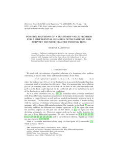 Electronic Journal of Differential Equations, Vol. 2006(2006), No. 73, pp.... ISSN: 1072-6691. URL:  or