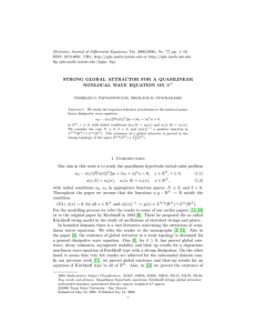 Electronic Journal of Differential Equations, Vol. 2006(2006), No. 77, pp.... ISSN: 1072-6691. URL:  or