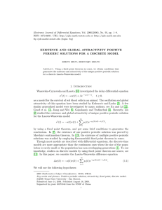 Electronic Journal of Differential Equations, Vol. 2006(2006), No. 95, pp.... ISSN: 1072-6691. URL:  or