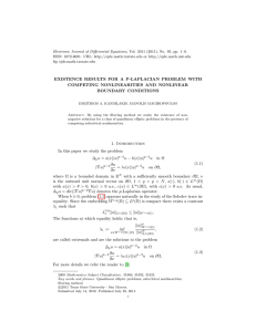 Electronic Journal of Differential Equations, Vol. 2011 (2011), No. 95,... ISSN: 1072-6691. URL:  or