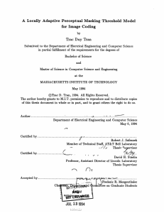 A  Locally  Adaptive  Perceptual  Masking ... for  Image  Coding Trac  Duy  Tran