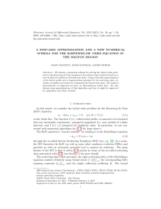 Electronic Journal of Differential Equations, Vol. 2013 (2013), No. 40,... ISSN: 1072-6691. URL:  or