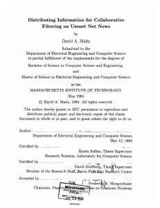 Distributing  Information for Collaborative