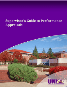 Supervisor’s Guide to Performance Appraisals