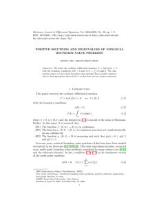 Electronic Journal of Differential Equations, Vol. 2005(2005), No. 86, pp.... ISSN: 1072-6691. URL:  or