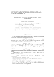 Electronic Journal of Differential Equations, Vol. 2005(2005), No. 90, pp.... ISSN: 1072-6691. URL:  or