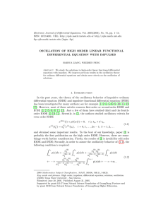 Electronic Journal of Differential Equations, Vol. 2005(2005), No. 91, pp.... ISSN: 1072-6691. URL:  or