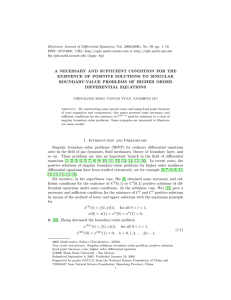 Electronic Journal of Differential Equations, Vol. 2006(2006), No. 08, pp.... ISSN: 1072-6691. URL:  or