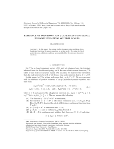 Electronic Journal of Differential Equations, Vol. 2006(2006), No. 113, pp.... ISSN: 1072-6691. URL:  or