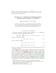Electronic Journal of Differential Equations, Vol. 2006(2006), No. 115, pp.... ISSN: 1072-6691. URL:  or