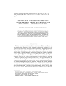 Electronic Journal of Differential Equations, Vol. 2014 (2014), No. 21,... ISSN: 1072-6691. URL:  or