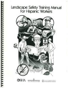 Landscape Safely Training Manual For Hispanic Workers