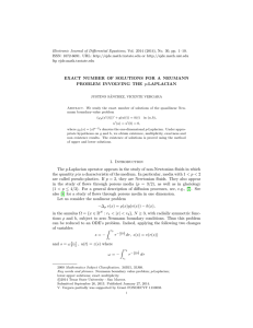 Electronic Journal of Differential Equations, Vol. 2014 (2014), No. 30,... ISSN: 1072-6691. URL:  or