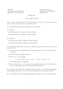 Math 501 Iowa State University Introduction to Real Analysis Department of Mathematics