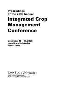 Integrated Crop Management Conference Proceedings