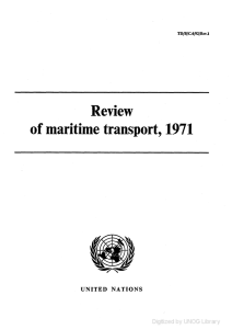 Review of maritime transport, 1971 ص TD/B/C.4/92/Rev.: