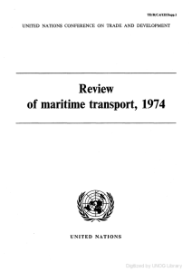 Review of maritime transport,  1974 ^N ^^£٥
