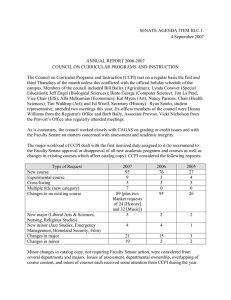 SENATE AGENDA ITEM III.C.1. 4 September 2007  ANNUAL REPORT 2006-2007