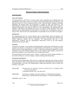 General School Administration