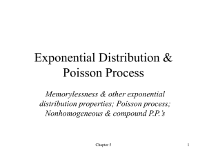 Exponential Distribution &amp; Poisson Process