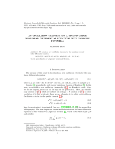 Electronic Journal of Differential Equations, Vol. 2009(2009), No. 19, pp.... ISSN: 1072-6691. URL:  or