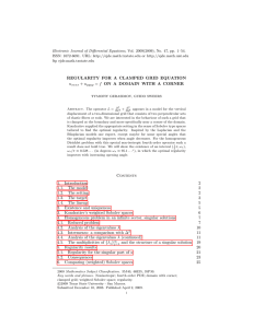 Electronic Journal of Differential Equations, Vol. 2009(2009), No. 47, pp.... ISSN: 1072-6691. URL:  or