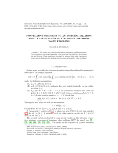 Electronic Journal of Differential Equations, Vol. 2009(2009), No. 58, pp.... ISSN: 1072-6691. URL:  or