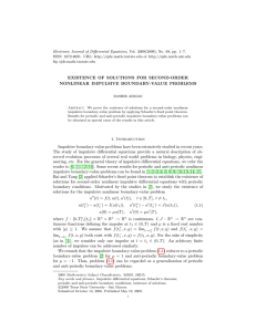 Electronic Journal of Differential Equations, Vol. 2009(2009), No. 68, pp.... ISSN: 1072-6691. URL:  or