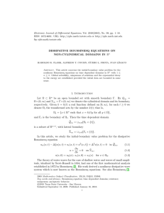 Electronic Journal of Differential Equations, Vol. 2010(2010), No. 08, pp.... ISSN: 1072-6691. URL:  or