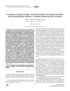 Formation of Layered Single- and Double-Metal Hydroxide Precipitates