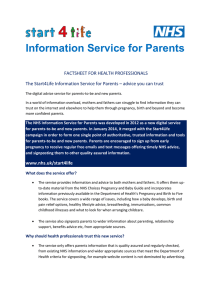 Information Service for Parents