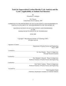 Tools for Supercritical Carbon Dioxide Cycle Analysis and the