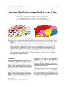 Map-based Visualizations Increase Recall Accuracy of Data Bahador Saket, Carlos Scheidegger,