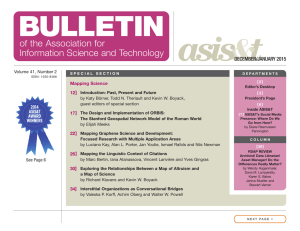 BULLETIN of the Association for Information Science and Technology DECEMBER/JANUARY 2015