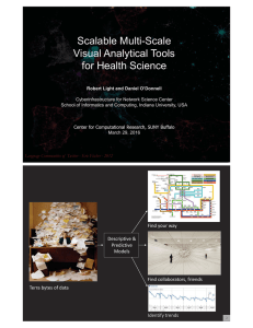 Scalable Multi-Scale Visual Analytical Tools for Health Science