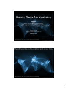 Designing Effective Data Visualizations